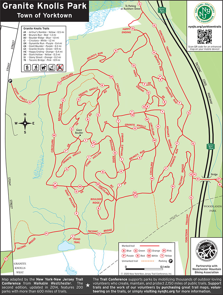 Granite Knolls Park Map