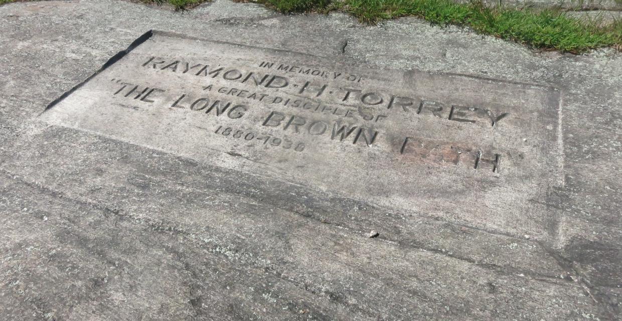 Torrey Memorial - Long Path to Long Mountain Summit in Harriman State Park - Photo: Daniel Chazin