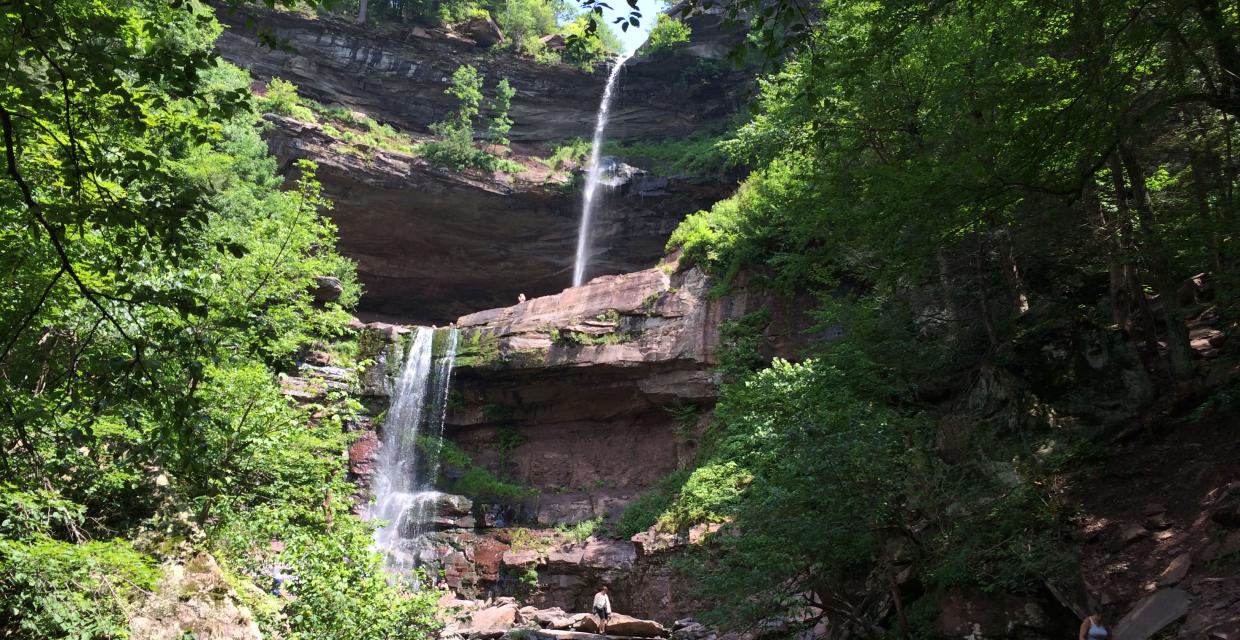 Kaaterskill Falls, Catskill Park, New York. Photo by Jeff Senterman.