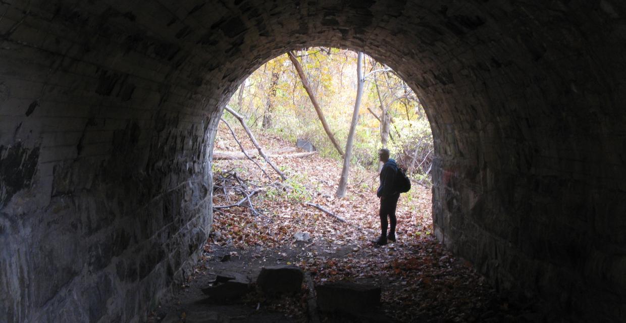 Timp-Torne/Dunderberg Spiral Railway lower tunnel - Harriman-Bear Mountain State Parks - Photo: Daniel Chazin