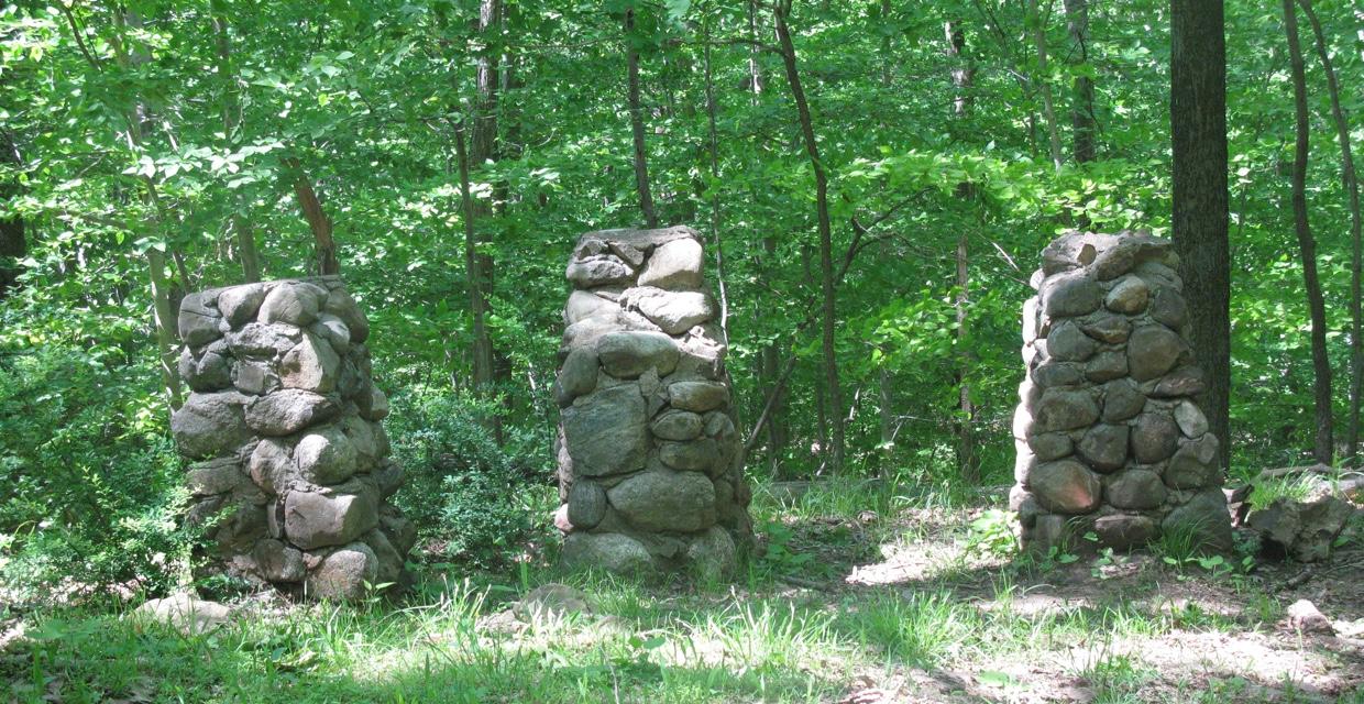 Stone pillars - South Mountain Reservation - Photo: Daniel Chazin