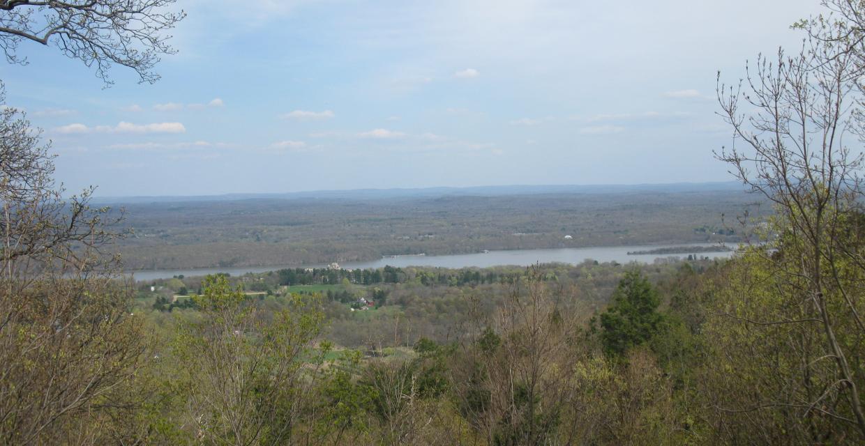 View over the Hudson River from the Red Trail - Photo by Daniel Chazin