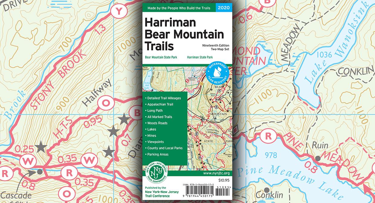 Harriman-Bear Mountain Trails Map 2020