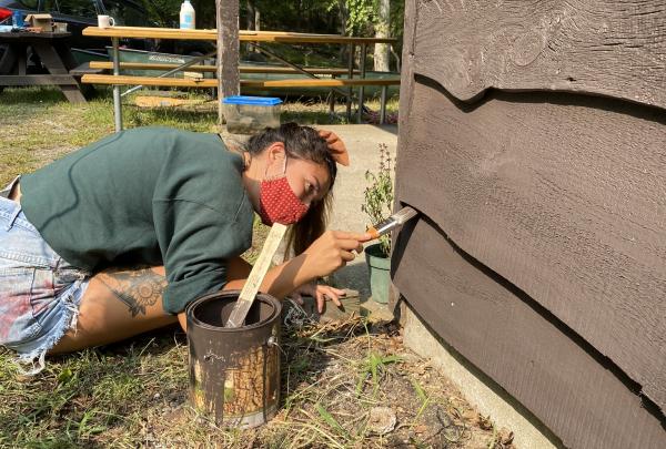 Welch Trail Education Center improvements. Photo by Nancy Krause.