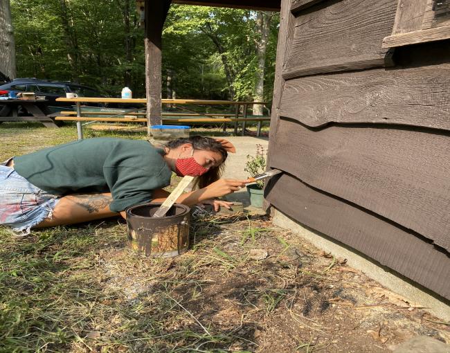 Welch Trail Education Center improvements. Photo by Nancy Krause.