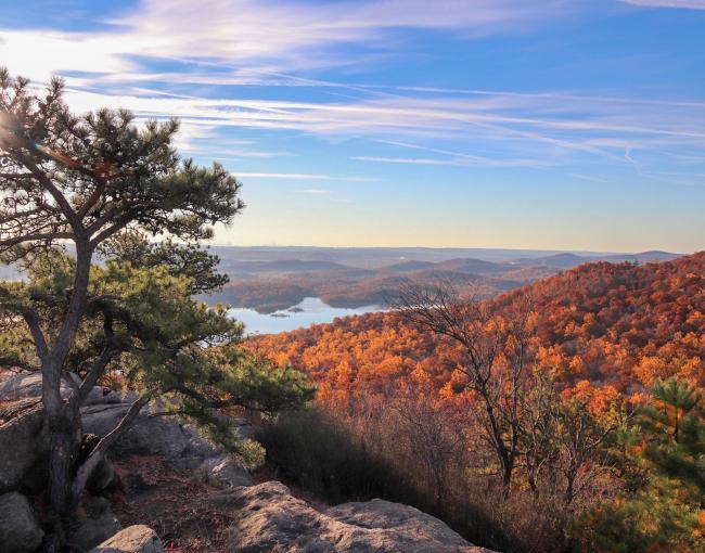 Wyanokie High Point Fall Sunrise. Photo by Diana Richards.