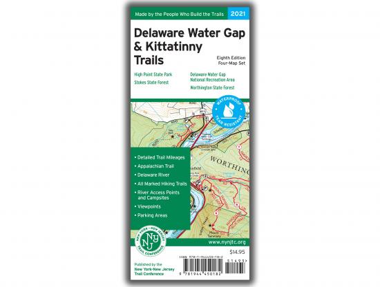 Delaware Water Gap & Kittatinny Trails Map Cover