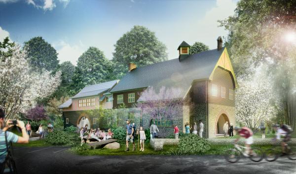 Rendering of Darlington Schoolhouse