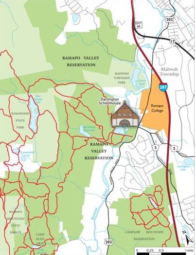 Map of Darlington Schoolhouse 