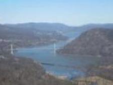 Bear Mountain Bridge from Bald Mountain Summit Photo by Daniel Chazin.