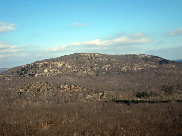 Bear Mountain and the Perkins Tower. Photo by Daniel Chazin.