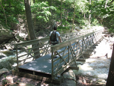 Footbridge over Popolopen Creek. Photo by Daniel Chazin.