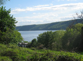 View from the Aqueduct over the Hudson River and the Palisades. Photo by Daniel Chazin.