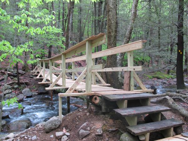 Rebuilt Kakiat Bridge, May 2010. Photo by Susan Sterngold.