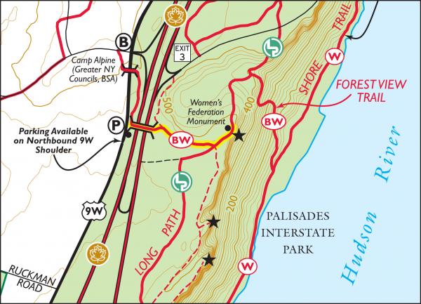 Women's Federation Monument map