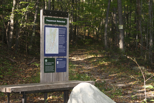 One of the new kiosks in West Milford. Photo by Lou Leonardis.