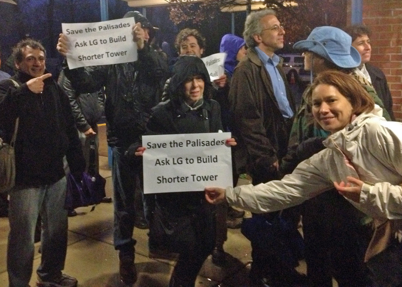 TC supporters at Englewood Cliffs master plan hearing