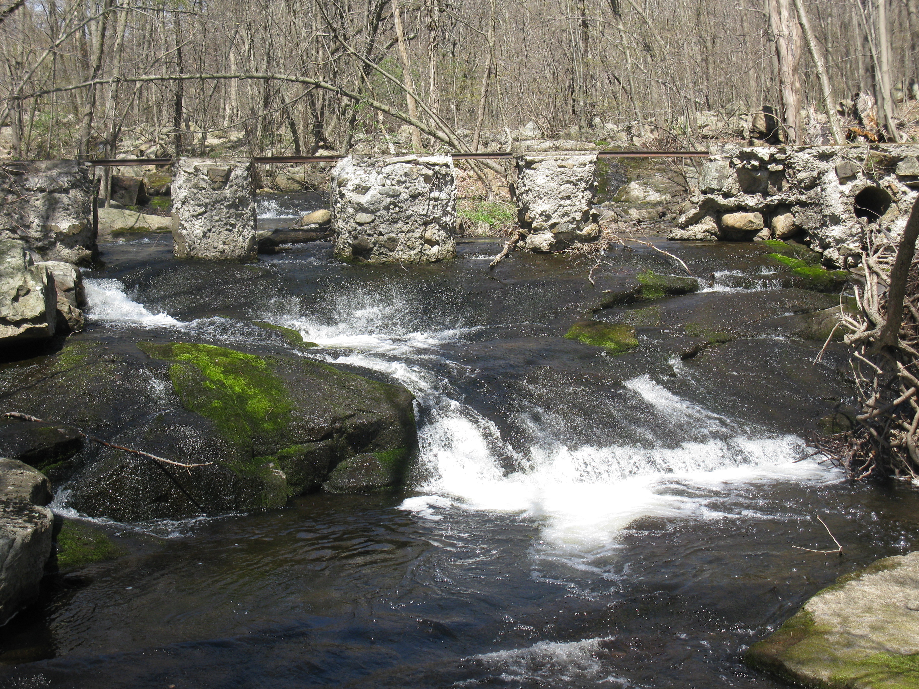 Mombasha Creek cascades and stone ruins - Photo by Daniel Chazin