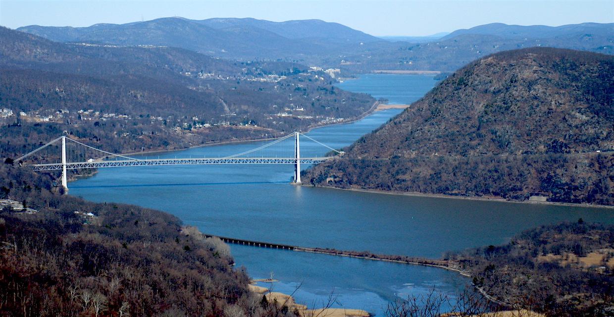 Bear Mt. Bridge from Bald Mountain - Bald Mountain/Doodletown Loop from Route 9W - Harriman-Bear Mountain State Parks - Photo: Daniel Chazin