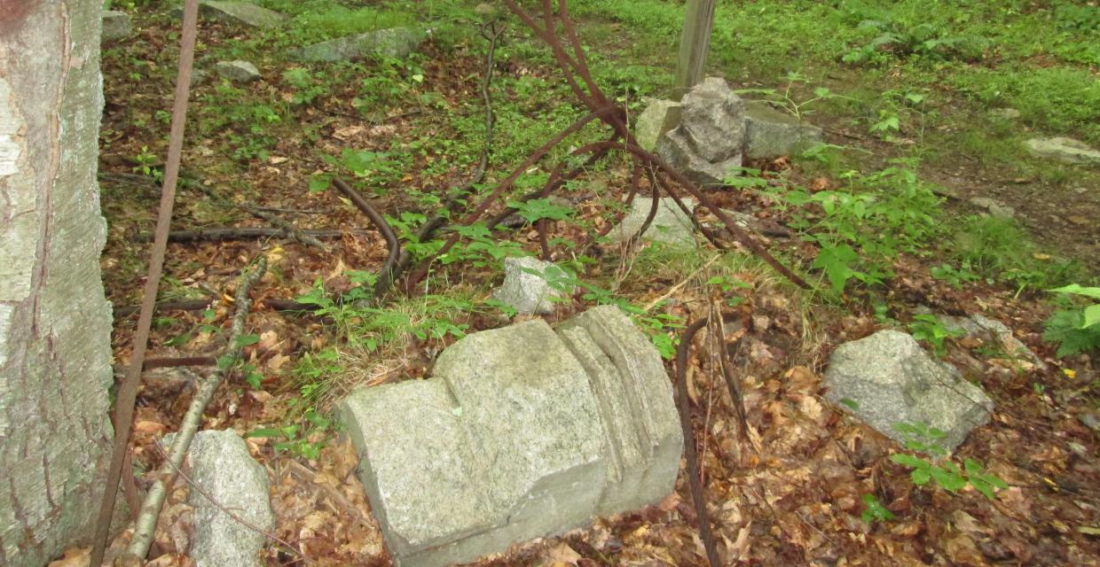 Discarded unfinished pedistal Photo: Jane Daniels