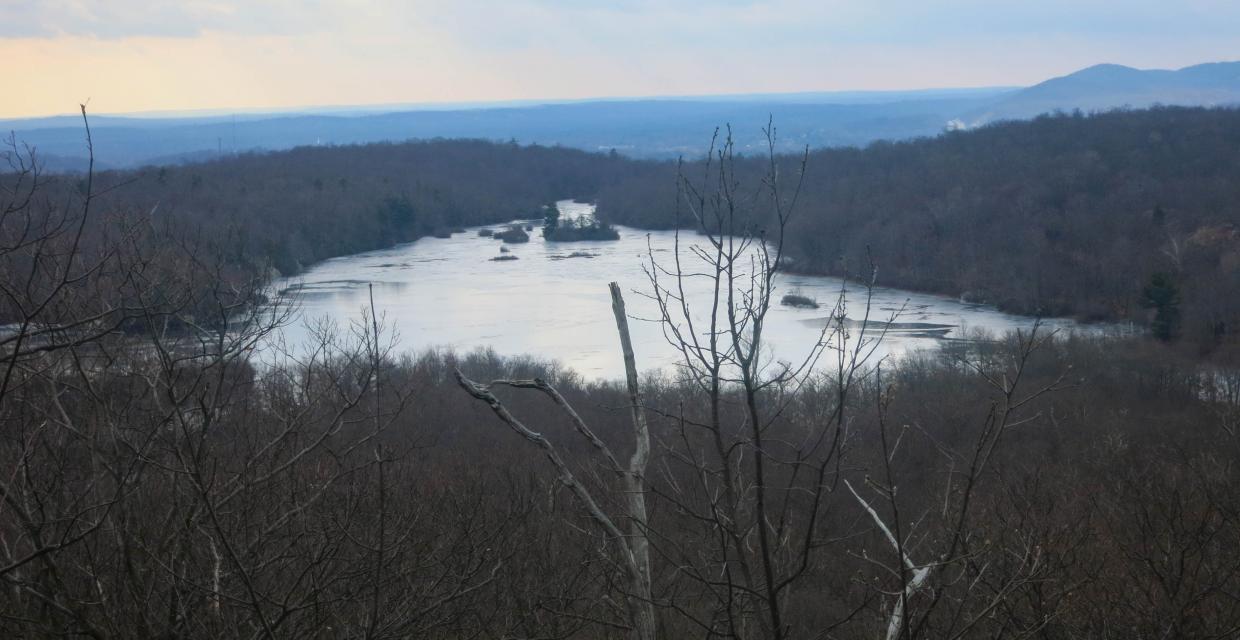 Ramapo Lake in Ramapo Mountain State Forest. Photo by Daniel Chazin.