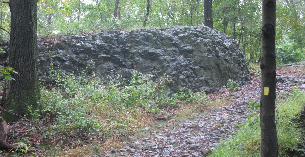 Watchung Basalt Rock along the Lenape Trail - Eagle Rock Reservation - Photo credit: Daniel Chazin
