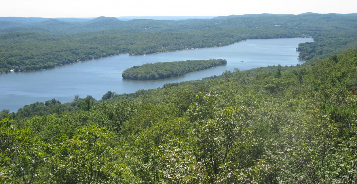 View of Greenwood Lake via Abram Hewitt State Forest - Photo credit: Daniel Chazin